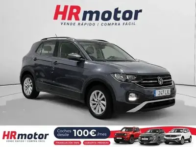 Usado VW T-Cross Advance 110 CV (80 kW) 2022 Gris SUV