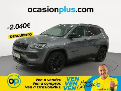 Usado Jeep Compass Night Eagle 130 CV (95 kW) 2022 Gris SUV