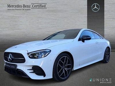 Usado Mercedes E220 AMG line 194 CV (142 kW) 2023 Blanco Coupe