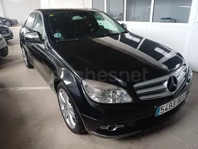 Usado Mercedes C220 Avantgarde 170 CV (125 kW) 2008 Negro Berlina