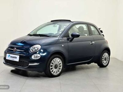 Azul Usado 2021 Fiat 500C Dolcevita Descapotable | 15.990 € (Caro)