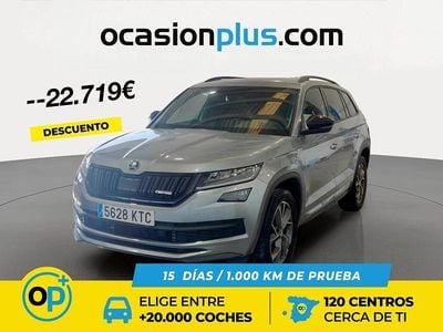 Usado Skoda Kodiaq SportLine 150 CV (110 kW) 2019 Gris SUV