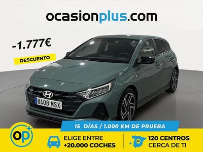Usado Hyundai i20 N Line 79 CV (58 kW) 2024 Verde Utilitario