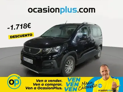 Usado Peugeot Rifter Allure 130 CV (95 kW) 2021 Negro Monovolumen