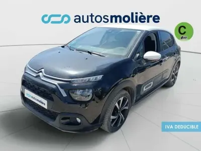 Usado Citroën C3 PureTech 110 CV (80 kW) 2021 Negro Utilitario
