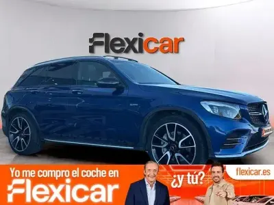 Usado Mercedes GLC43 AMG AMG 367 CV (269 kW) 2017 Azul SUV