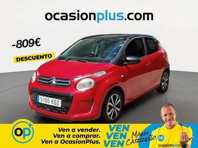 Usado Citroën C1 PureTech 82 CV (60 kW) 2017 Rojo Utilitario
