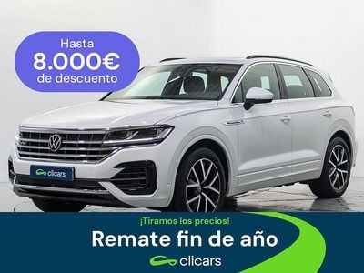 Blanco Usado 2021 VW Touareg R-line SUV | 43.290 € (Precio justo)