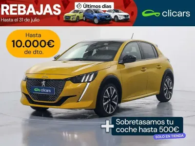 Usado Peugeot 208 GT-line 131 CV (96 kW) 2020 Amarillo Utilitario