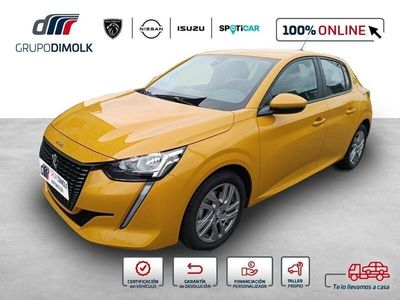Usado Peugeot 208 Active 100 CV (73 kW) 2020 Amarillo Utilitario