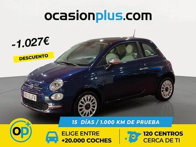 Azul Usado 2020 Fiat 500 Lounge Berlina | 11.300 € (Precio justo)