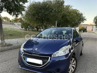 Usado Peugeot 208 82 CV (60 kW) 2013 Azul Utilitario