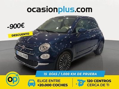 Azul Usado 2018 Fiat 500 Lounge Berlina | 9900 € (Precio justo)