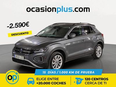 Usado VW T-Roc Life 150 CV (110 kW) 2022 Gris SUV