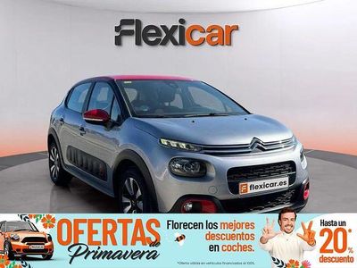 Usado Citroën C3 Feel 82 CV (60 kW) 2018 Gris Utilitario