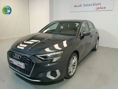 Usado Audi A3 Advanced Plus 110 CV (80 kW) 2021 Gris Berlina