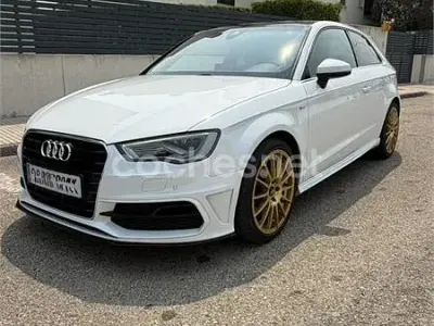 Usado Audi A3 S-Line 150 CV (110 kW) 2015 Blanco Berlina