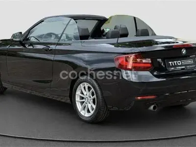 Usado BMW 218 136 CV (100 kW) 2015 Negro Descapotable