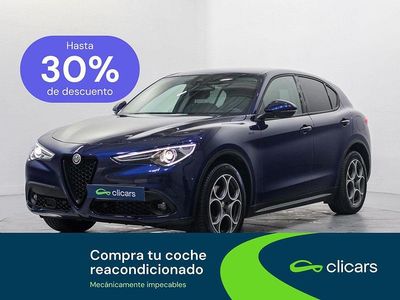 Usado Alfa Romeo Stelvio Sprint 190 CV (139 kW) 2021 Azul SUV