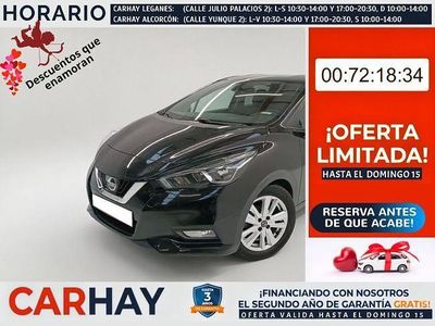 Usado Nissan Micra N-Connecta 101 CV (74 kW) 2020 Negro Utilitario