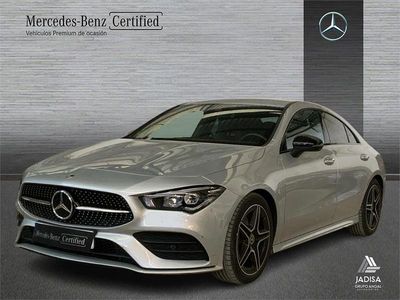 Gris / plata Usado 2022 Mercedes CLA220 AMG line Berlina | 36.990 € (Buen precio)