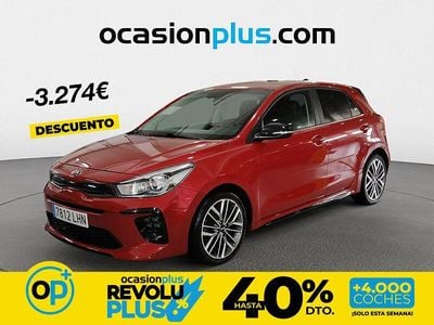 Usado Kia Rio GT-Line 100 CV (73 kW) 2020 Rojo Berlina