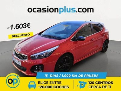 Usado Kia Ceed GT GT-Line 136 CV (100 kW) 2016 Rojo