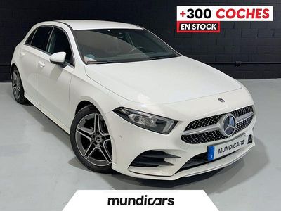 Usado Mercedes A180 AMG line 137 CV (100 kW) 2019 Blanco Berlina