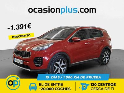 Rojo Usado 2016 Kia Sportage GT-Line SUV | 17.399 € (Un poco caro)