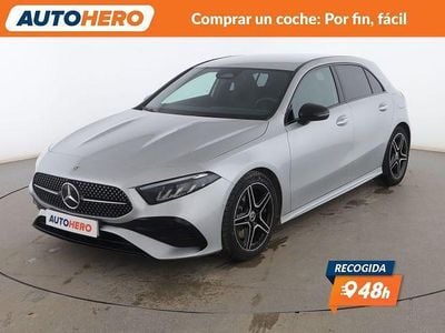 Gris Usado 2024 Mercedes A220 AMG line Berlina | 33.499 € (Super precio)