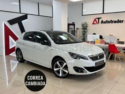 Usado Peugeot 308 GT-line 131 CV (96 kW) 2017 Blanco Berlina