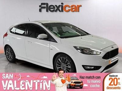 Usado Ford Focus ST-Line 125 CV (91 kW) 2017 Blanco Berlina