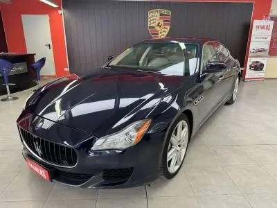 Usado Maserati Quattroporte 275 CV (202 kW) 2014 Azul Berlina
