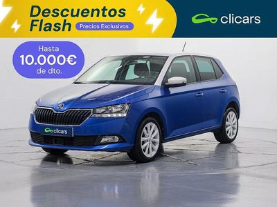 Usado Skoda Fabia 95 CV (69 kW) 2021 Azul Berlina
