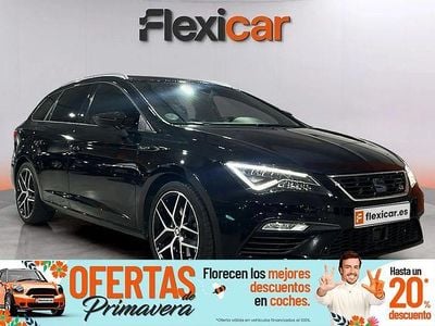 Usado Seat Leon FR 150 CV (110 kW) 2020 Negro Familiar
