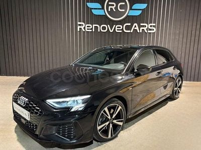 Usado Audi A3 S-Line 150 CV (110 kW) 2021 Negro Berlina