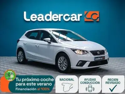 Usado Seat Ibiza Reference 95 CV (69 kW) 2017 Blanco Berlina