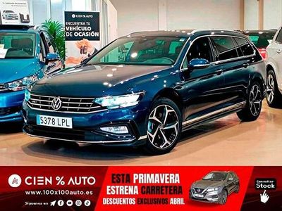 Usado VW Passat R-line 150 CV (110 kW) 2021 Azul Familiar