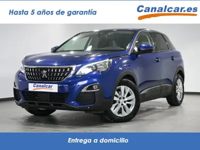 Usado Peugeot 3008 Allure 130 CV (95 kW) 2018 Azul SUV