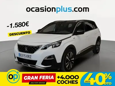 Usado Peugeot 5008 GT-line 130 CV (95 kW) 2018 Blanco SUV