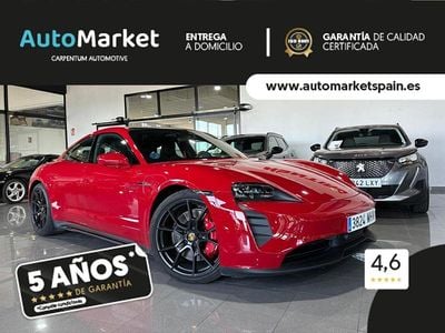 Rojo Usado 2023 Porsche Taycan GTS Berlina | 109.000 €