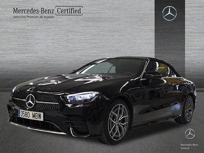Usado Mercedes E220 AMG line 194 CV (142 kW) 2022 Negro Descapotable