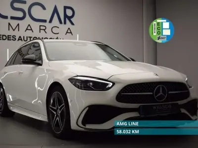 Usado Mercedes C220 199 CV (146 kW) 2022 Blanco Familiar