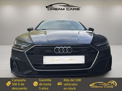 Usado Audi A7 Ambiente 286 CV (210 kW) 2018 Azul Berlina