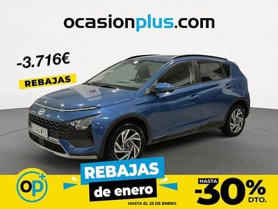 Azul Usado 2024 Hyundai Bayon SUV | 18.990 € (Precio justo)