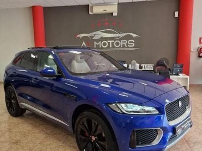 Usado Jaguar F-Pace Pure 300 CV (220 kW) 2015 Azul SUV