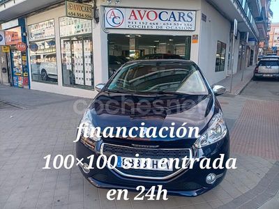 Usado Peugeot 208 Access 82 CV (60 kW) 2014 Azul Utilitario