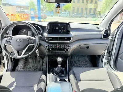 Käytetty Hyundai Tucson 132 HP (97 kW) 2019 Valkoinen Katumaasturi