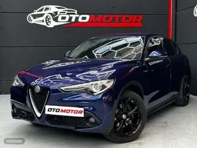 Usado Alfa Romeo Stelvio Executive 190 CV (139 kW) 2019 Azul SUV