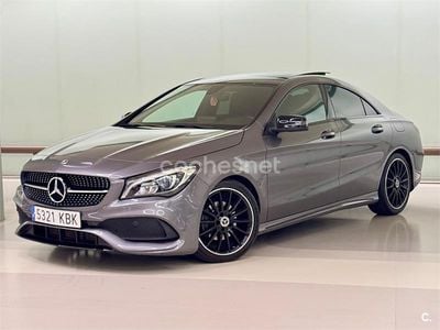 Usado Mercedes CLA200 AMG line 136 CV (100 kW) 2017 Gris / plata Berlina